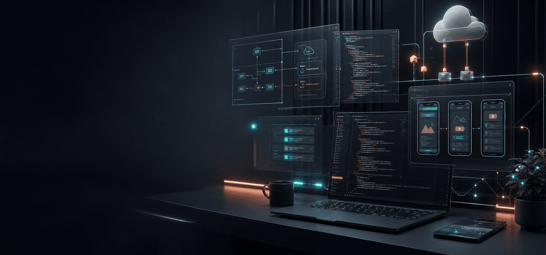 Modern software engineering workstation with app interface concepts